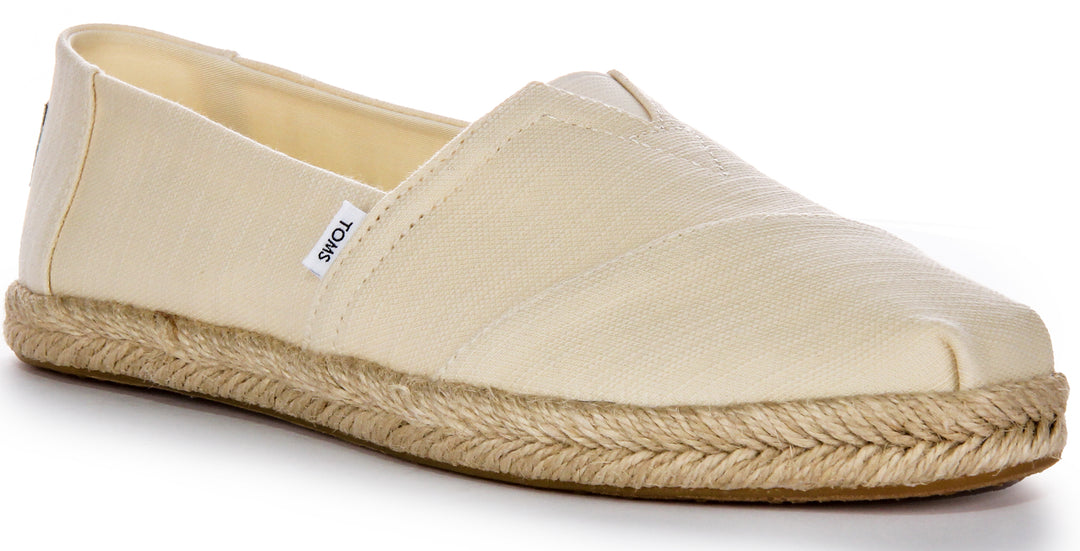 Toms Alpargata Rope Midform In Natural For Women Eco Espadrille