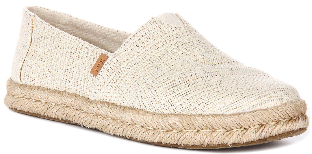 Toms Alpargata Rope 2 In Natural For Women