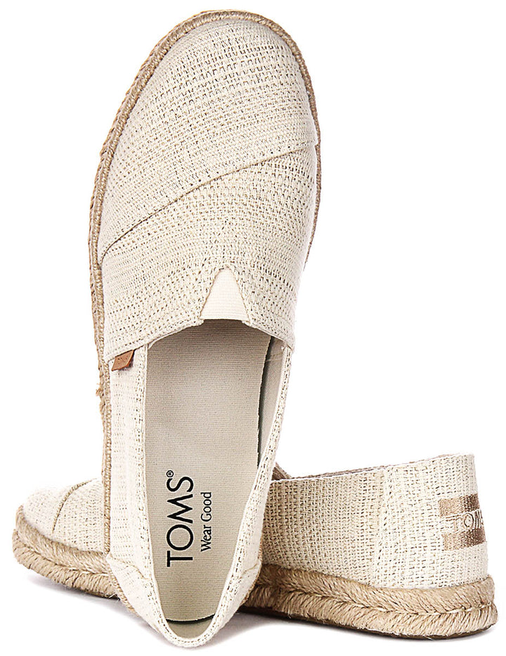 Toms Alpargata Rope 2 In Natural For Women