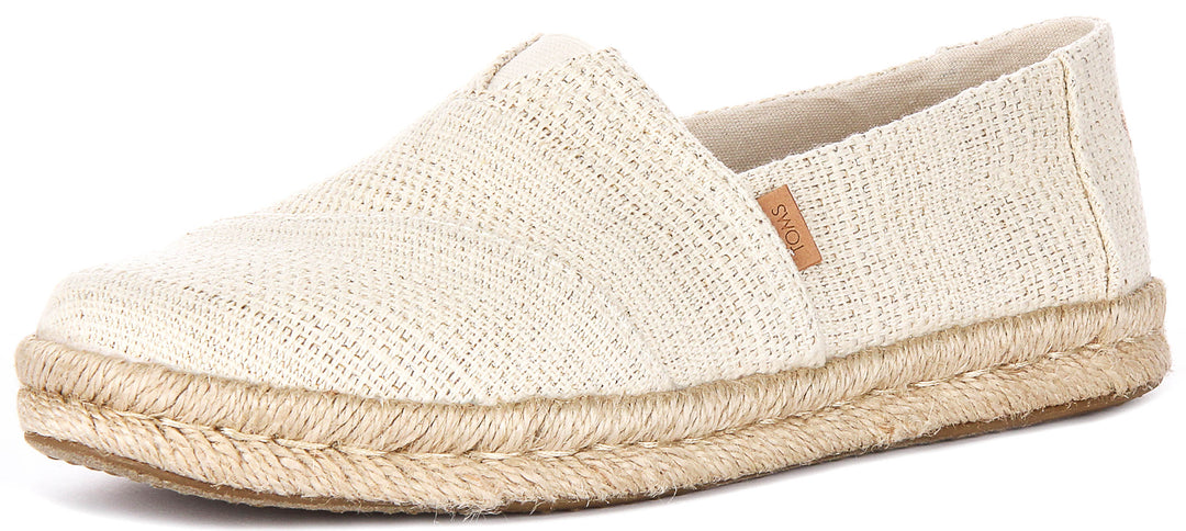 Toms Alpargata Rope 2 In Natural For Women