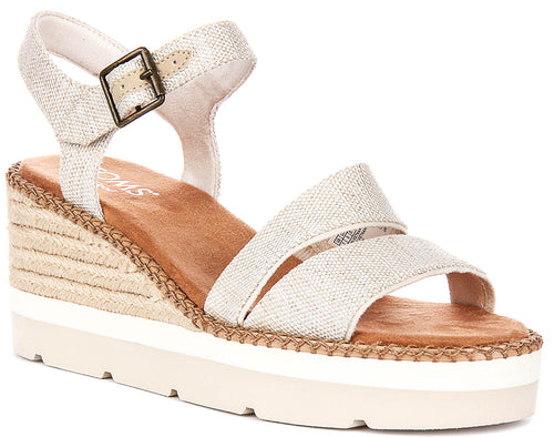 Toms Darya Wedge In Natural For Women