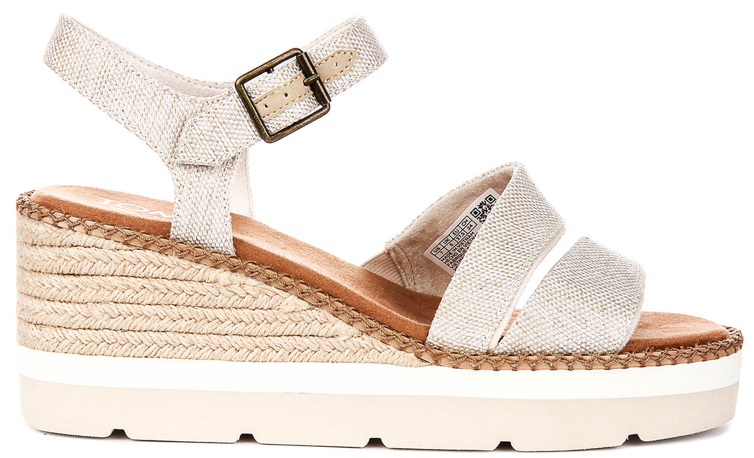 Toms Darya Wedge In Natural For Women