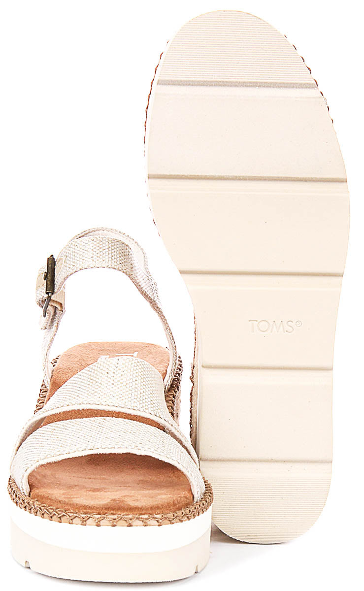 Toms Darya Wedge In Natural For Women