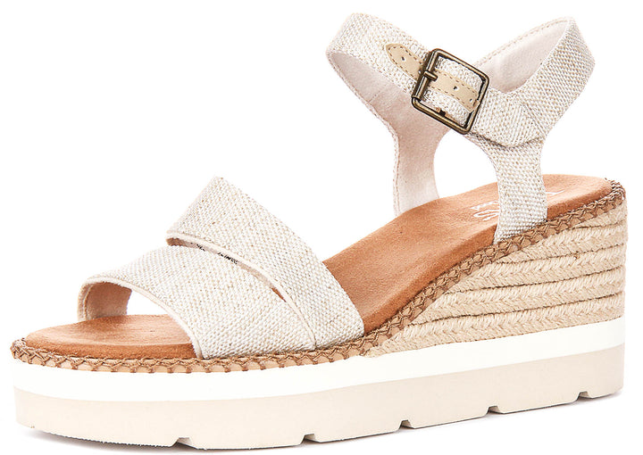Toms Darya Wedge In Natural For Women
