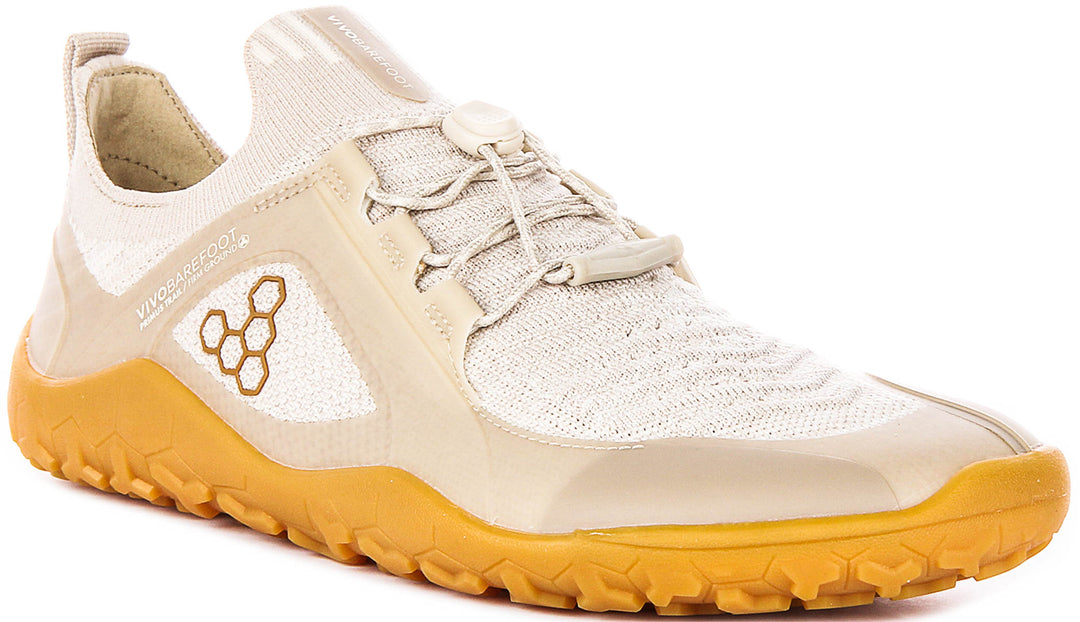 Vivobarefoot Primus Trail Knit FG In Natural For Men
