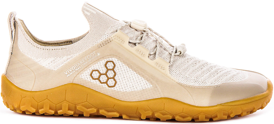 Vivobarefoot Primus Trail Knit FG In Natural For Men
