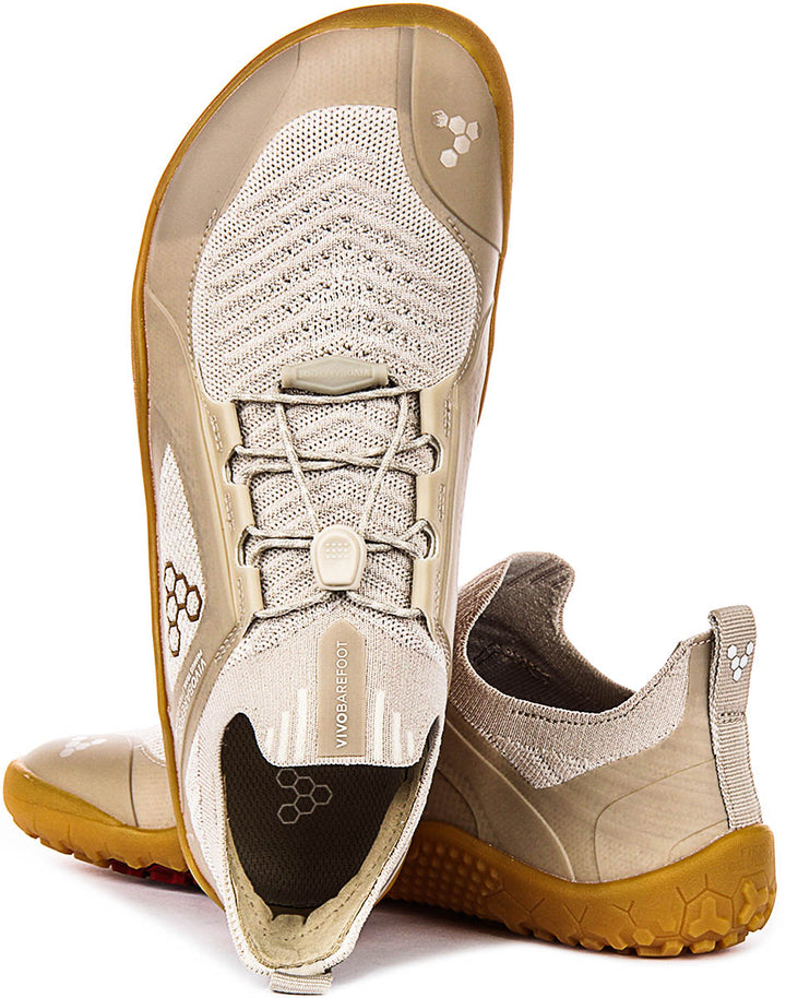 Vivobarefoot Primus Trail Knit FG In Natural For Men