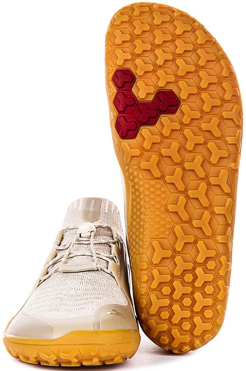 Vivobarefoot Primus Trail Knit FG In Natural For Men