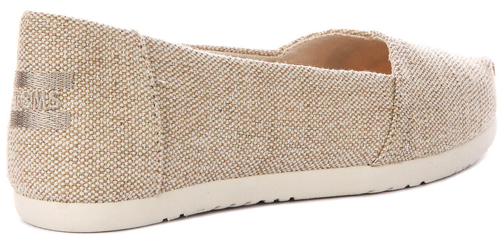 Toms Alpargata Balet In Natural For Women