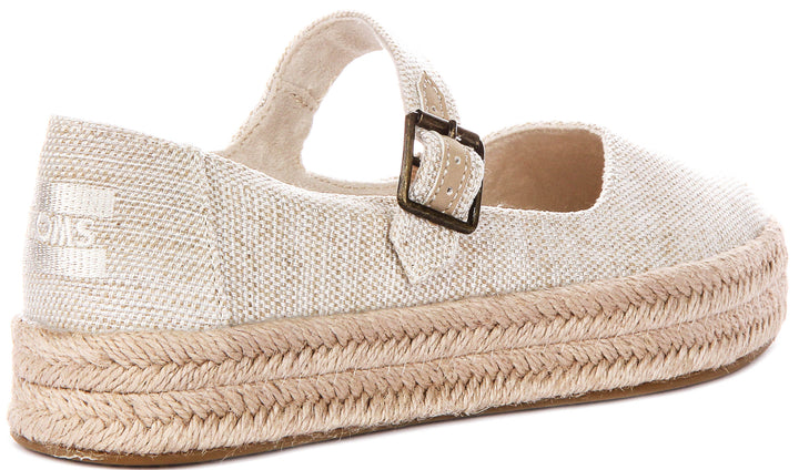 Toms Carolina Mj In Natural For Women