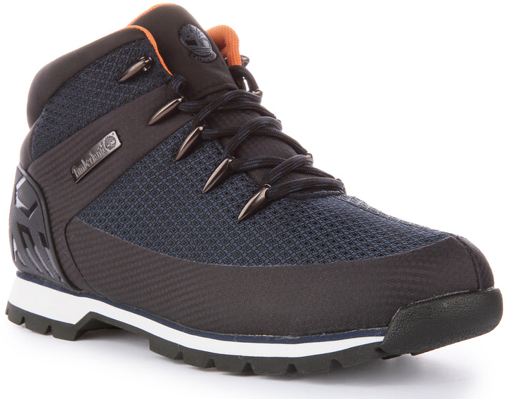 Timberland Euro Sprint Hiker Botines de media caña con cordones para hombre en marino