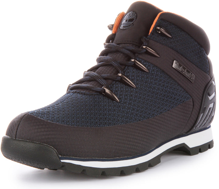 Timberland Euro Sprint Hiker Botines de media caña con cordones para hombre en marino