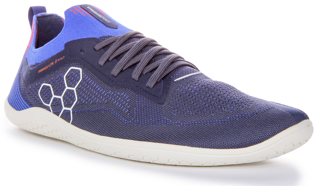 Vivobarefoot Scarpe da crosstraining da uomo Primus Lite KNT in blu navy