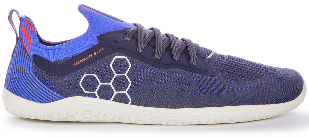 Baskets crosstrainers Vivobarefoot Men's Primus Lite KNT en bleu marine