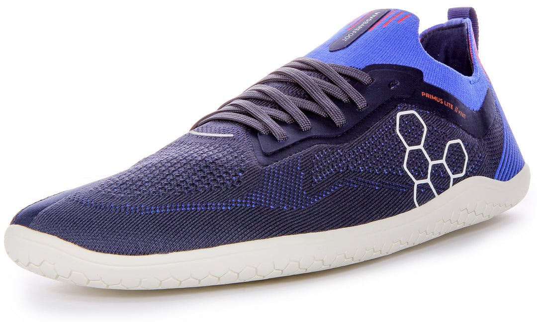 Vivobarefoot Scarpe da crosstraining da uomo Primus Lite KNT in blu navy