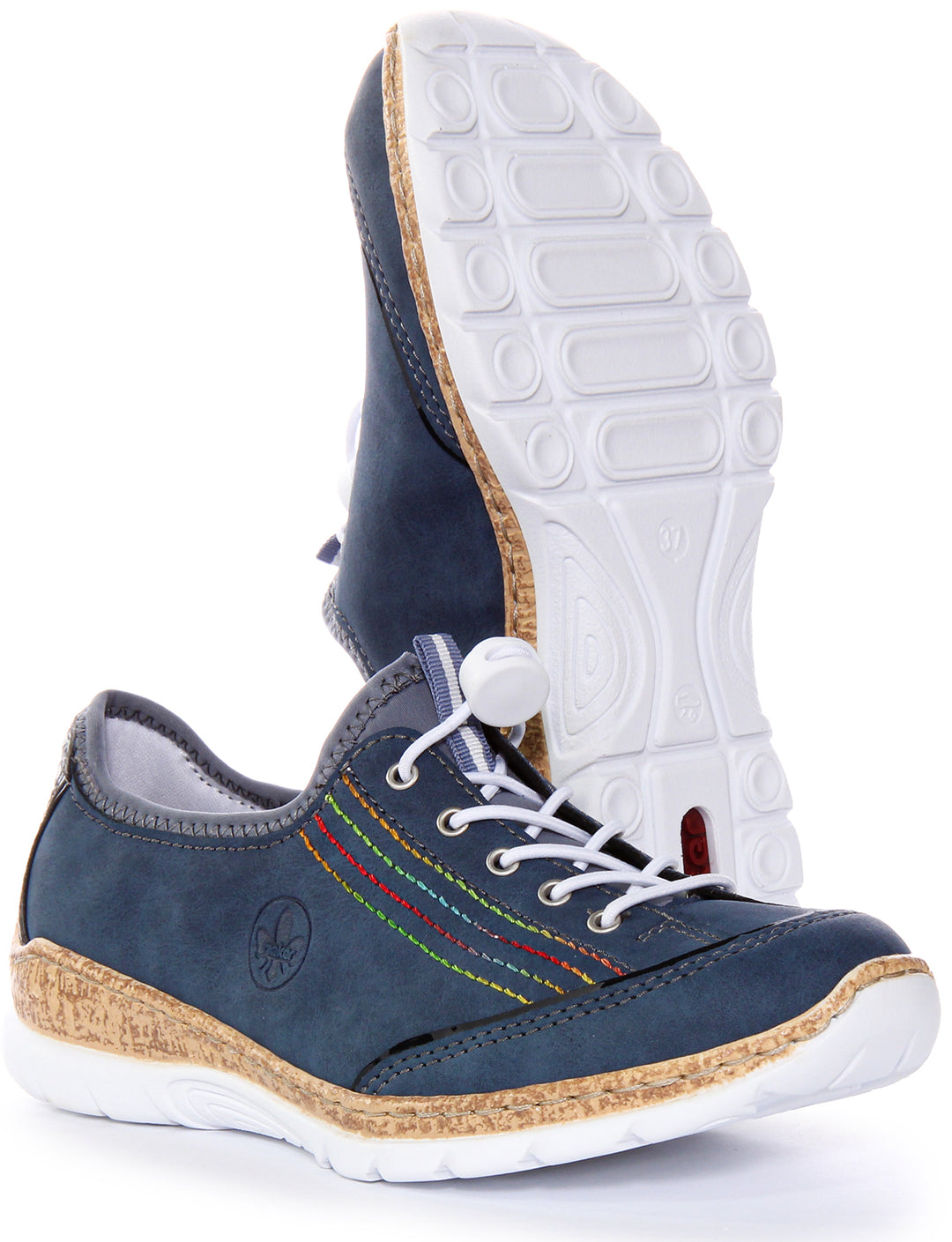 Rieker N42T0-14 Shoe In Navy For Women