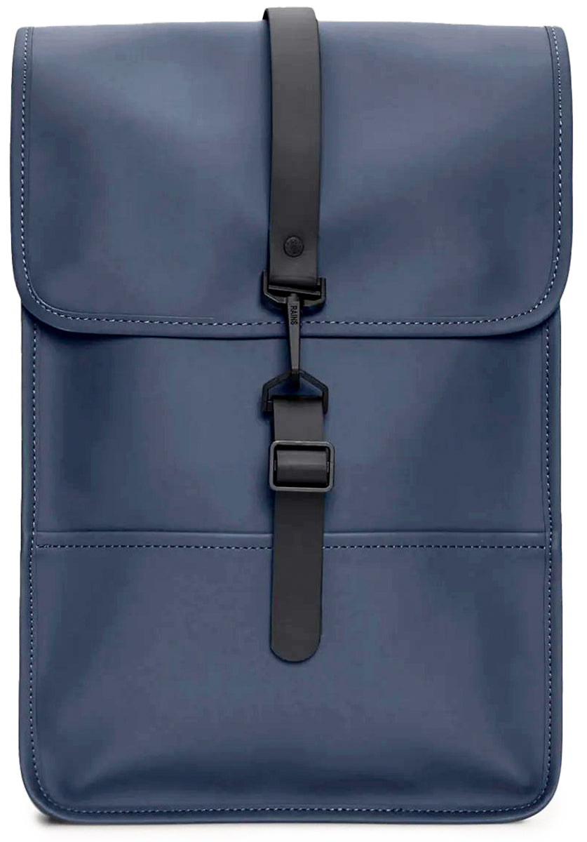 Mochila de poliéster Rains con mochila contemporánea WP para portátil en azul marino