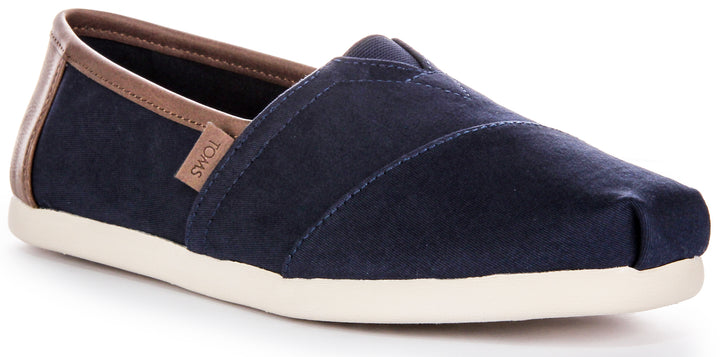 Toms Alpargata Vegan In Navy For Men