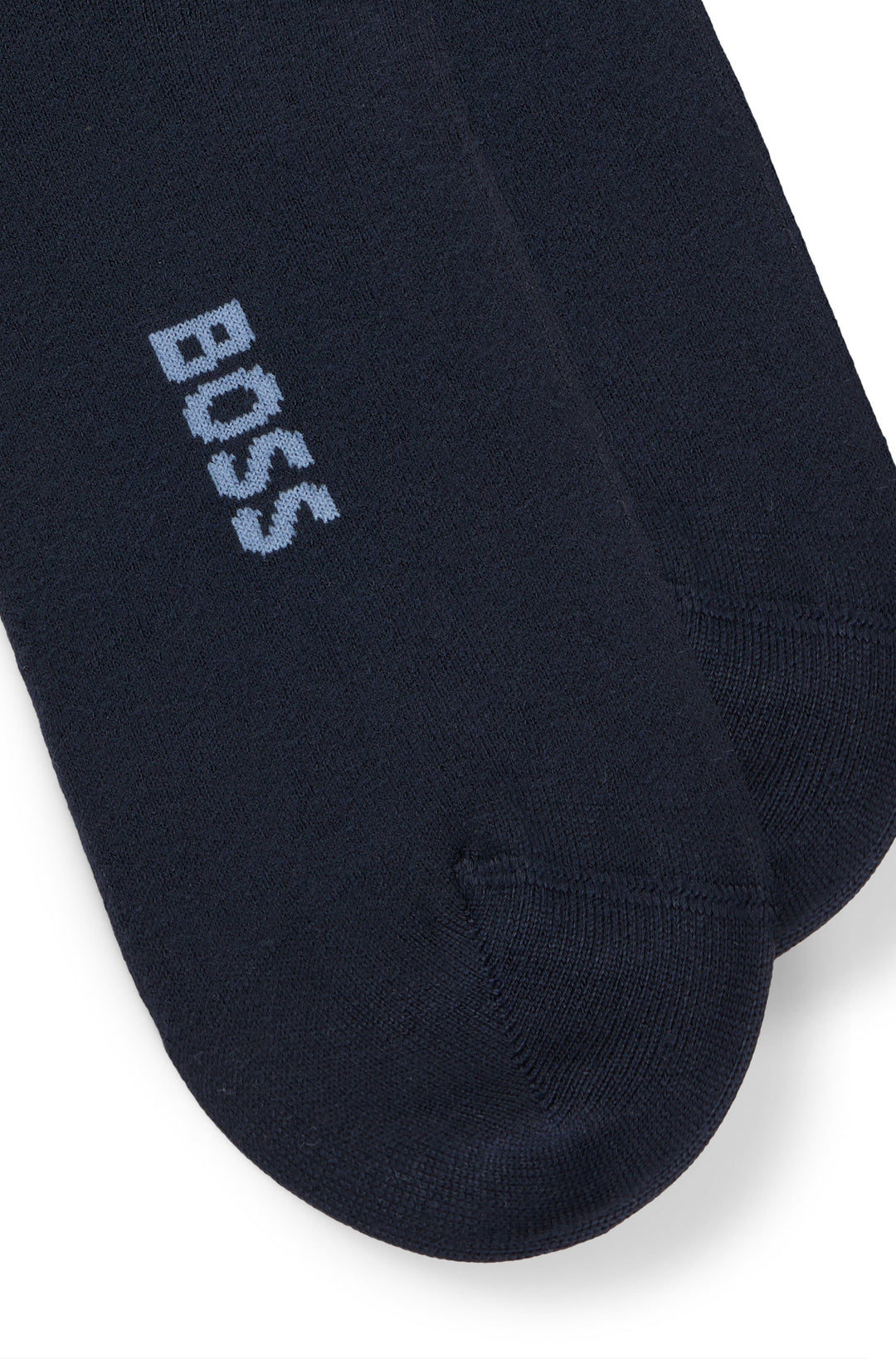 Boss 2 Pair Short Bamboo Socks In Navy For Men