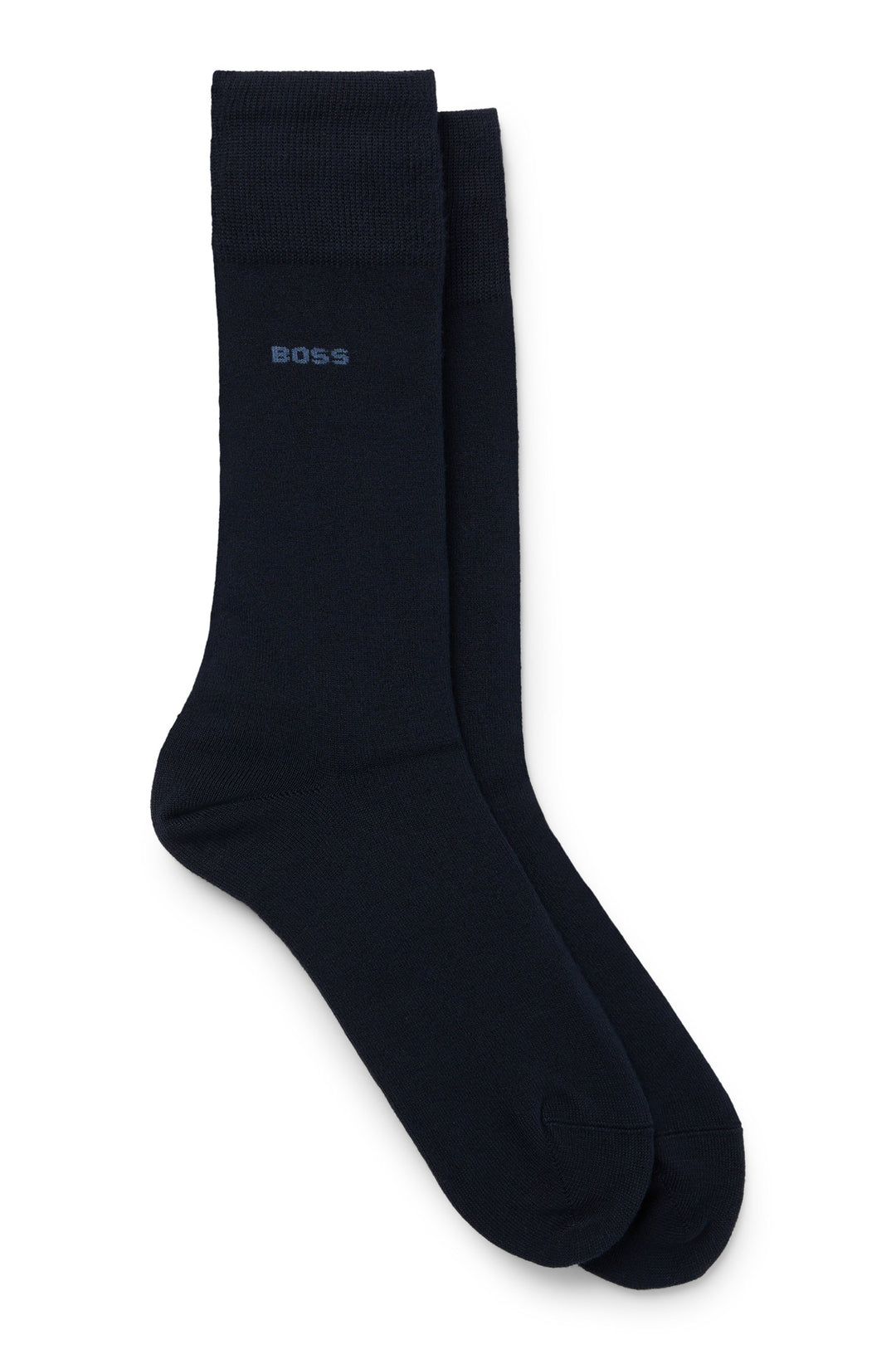 Boss 2 Pairs Soft Viscose Bamboo Socks In Navy