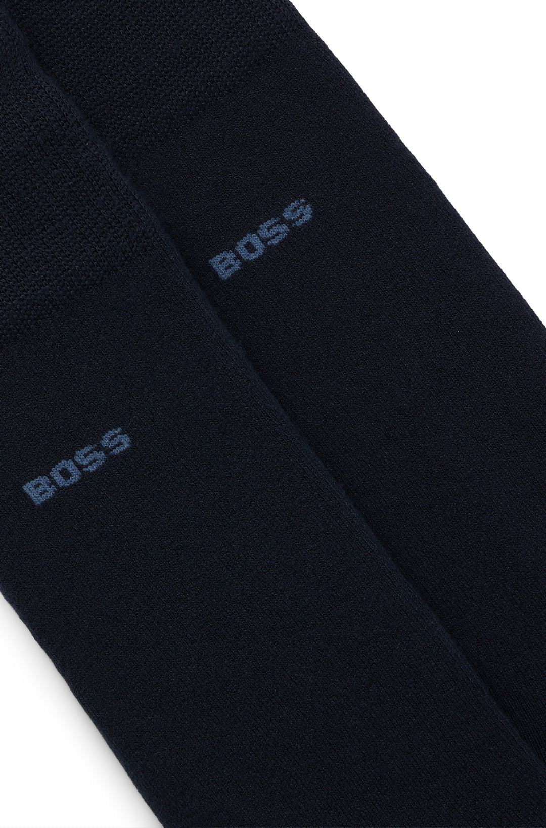 Boss 2 Pairs Soft Viscose Bamboo Socks In Navy