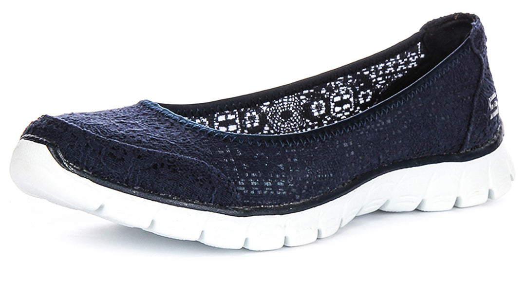 Skechers Ez Flex 3.0 In Navy For Women