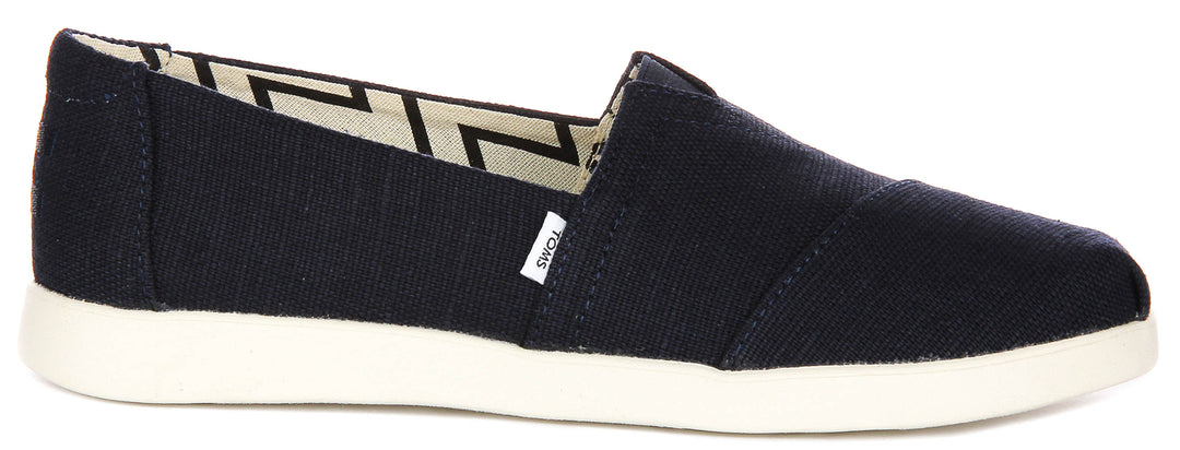Toms Alpargata Plus In Navy For Women