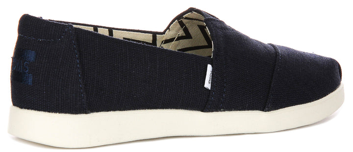 Toms Alpargata Plus In Navy For Women
