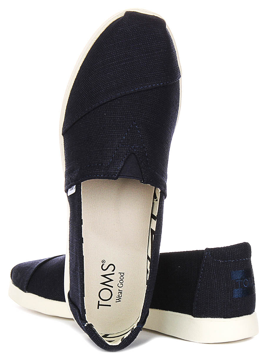 Toms Alpargata Plus In Navy For Women