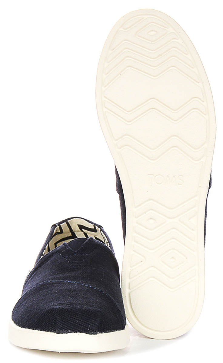 Toms Alpargata Plus In Navy For Women