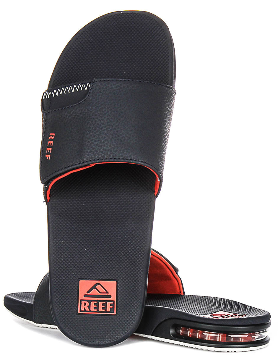 Reef Fanning Slide - Infradito Uomo Con Apribottiglie Integrato, Suola EVA Ammortizzata, Supporto Arco Plantare
