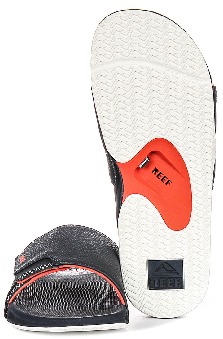 Reef Fanning Slide In Navy For Men