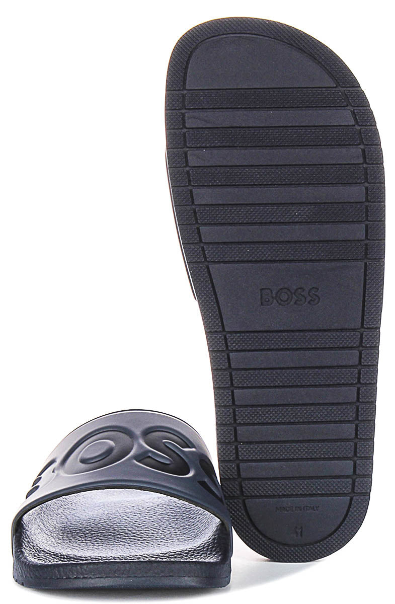 Boss Aryeh Slide In Navy For Men