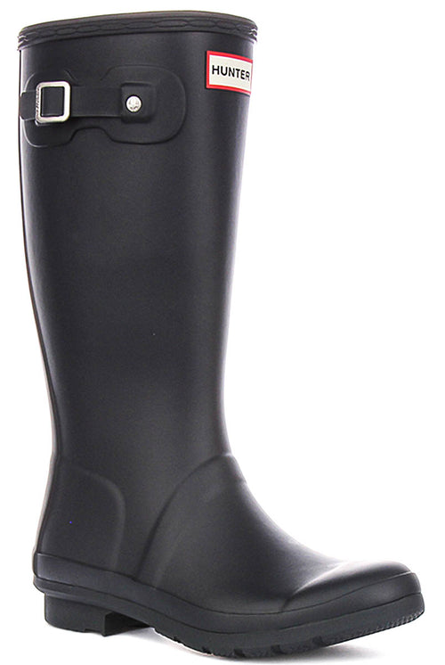 Hunter Original Boot In Navy For Junior