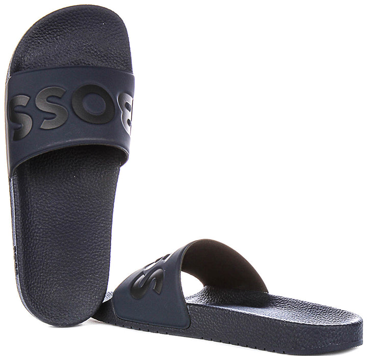 Boss Aryeh Slide In Navy For Men