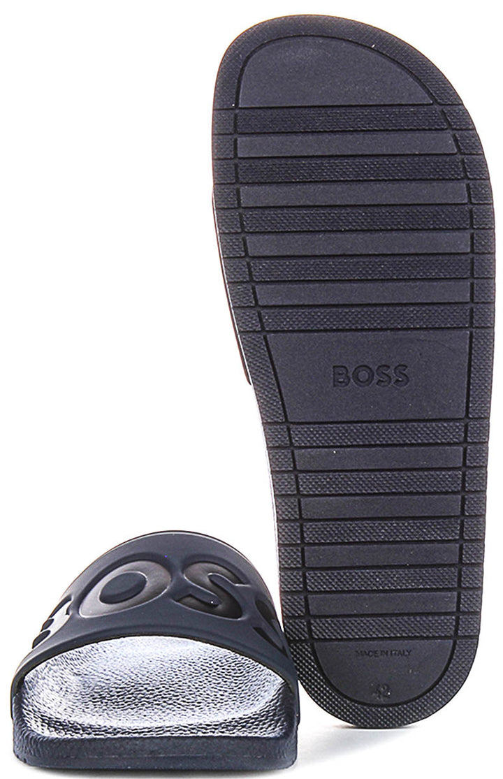 Boss Aryeh Slide In Navy For Men