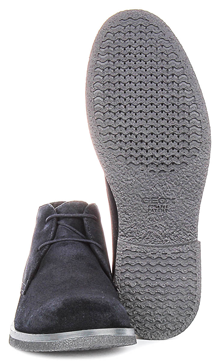 Geox U Claudio Chukka Boots In Navy For Men