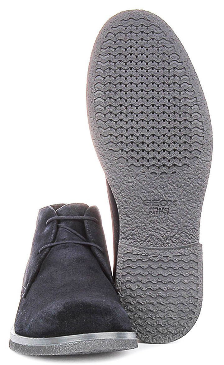 Geox U Claudio Chukka Boots In Navy For Men