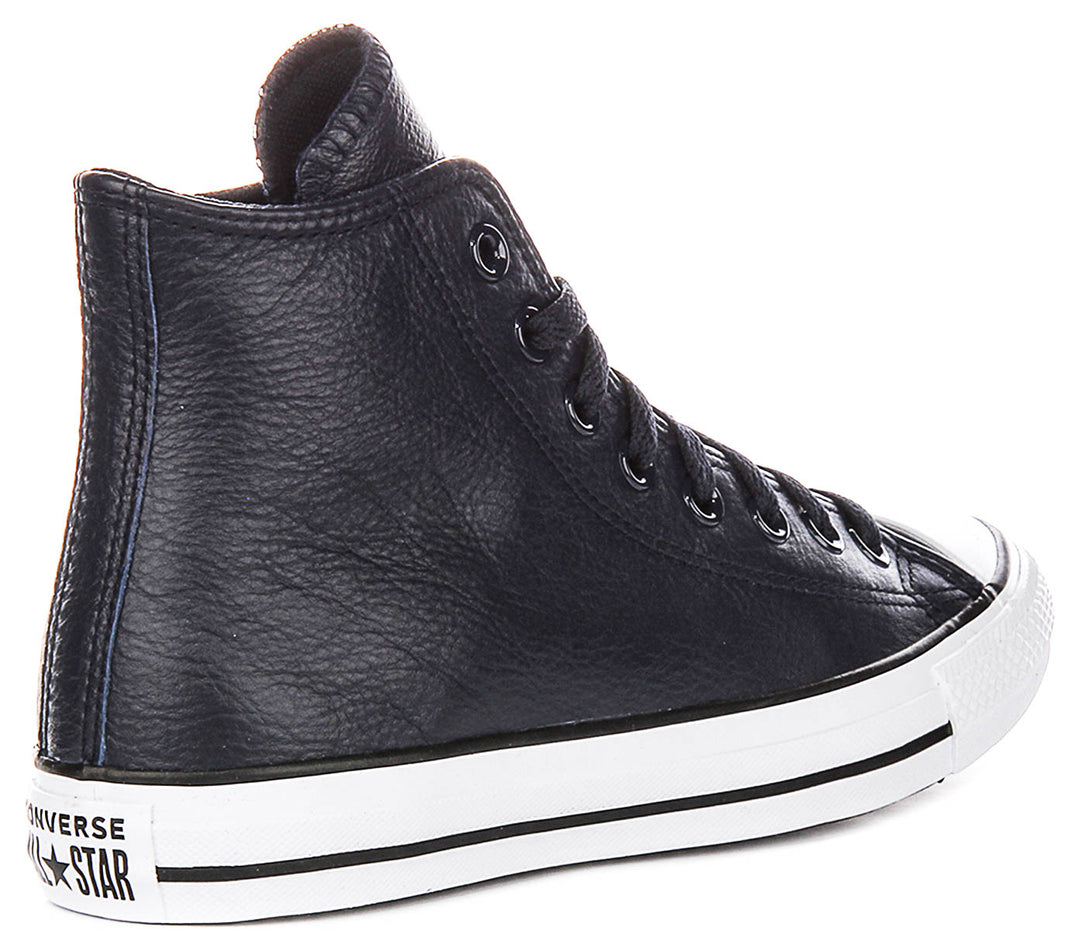 Converse Chuck Taylor All Star High A13276C In Navy Leather