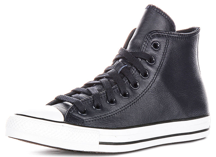 Converse Chuck Taylor All Star High A13276C In Navy Leather