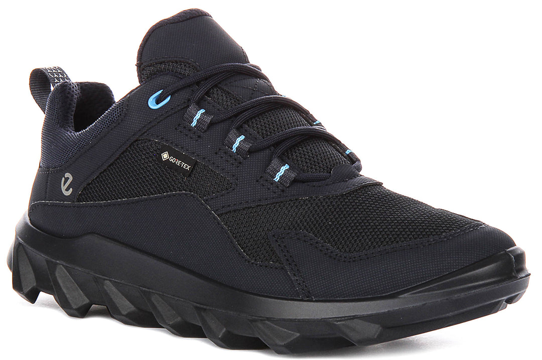Ecco Mx W Low Gore-tex In Navy For Women
