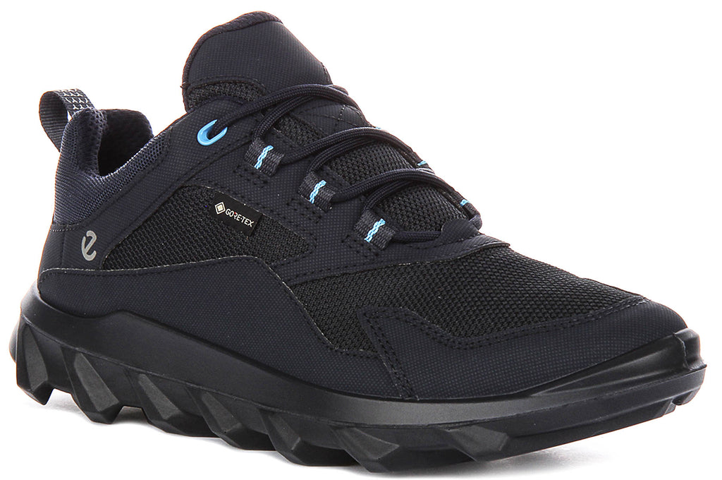 Ecco Mx W Low Gore-tex In Navy For Women | Lace up Outdoor Shoes