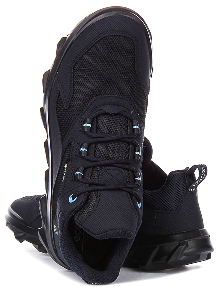 Ecco Mx W Low Gore-tex In Navy For Women