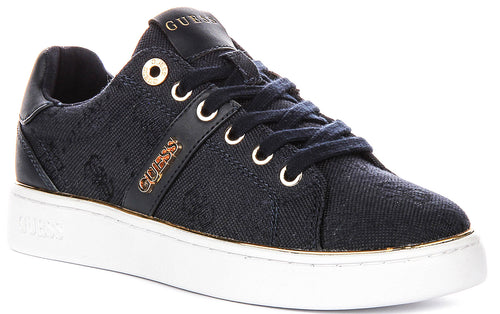 Guess Britz In Navy 4G Sneakers For Women