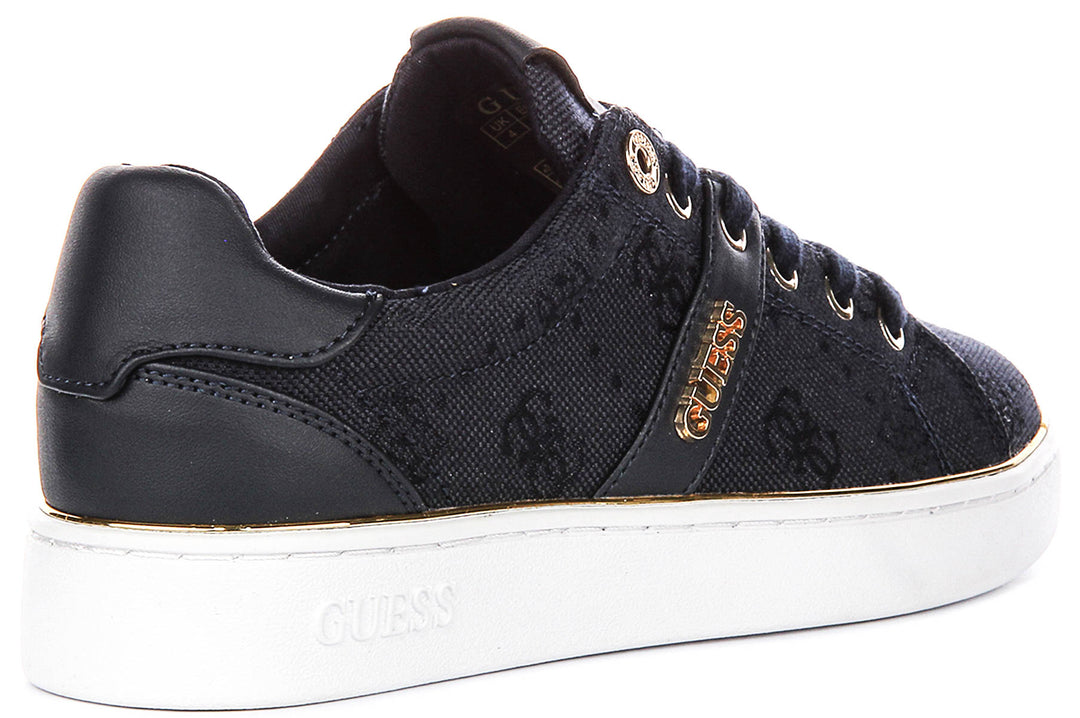 Guess Britz In Navy 4G Sneakers For Women