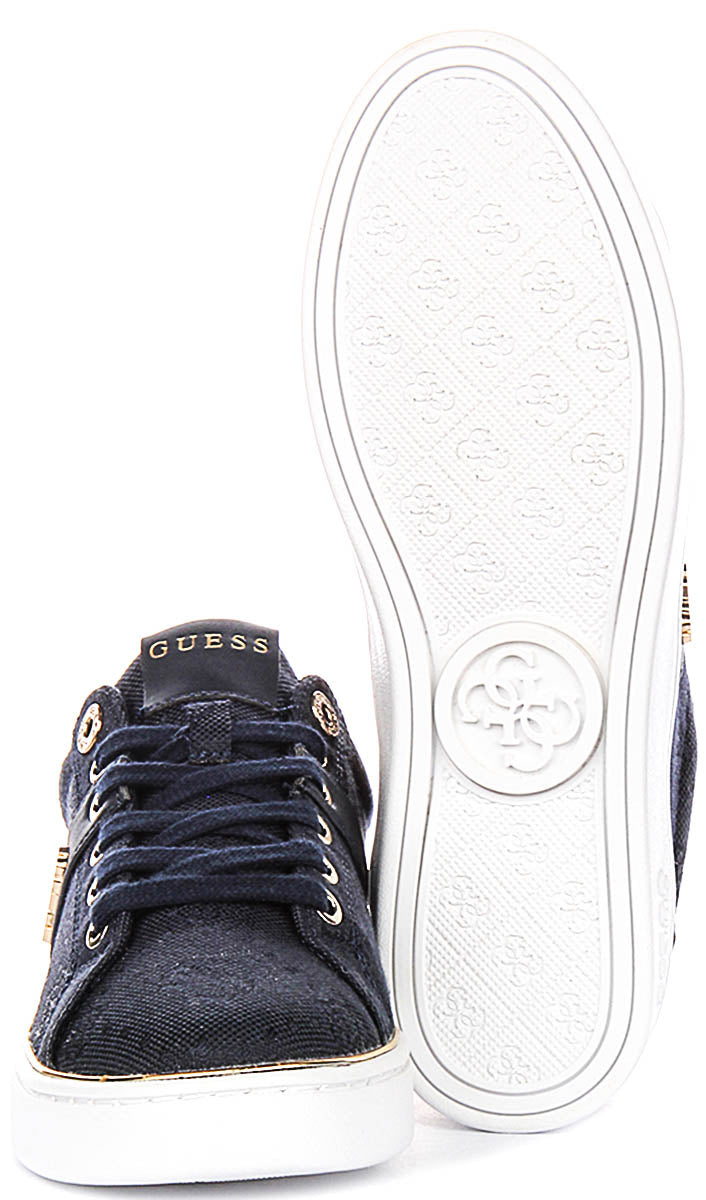 Guess Britz In Navy 4G Sneakers For Women