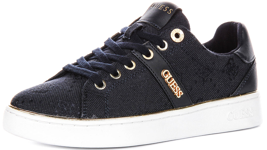 Guess Britz In Navy 4G Sneakers For Women