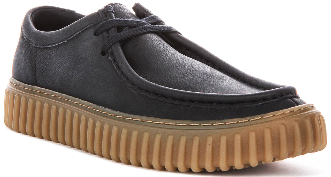 Clarks Torhill Lo In Navy For Men