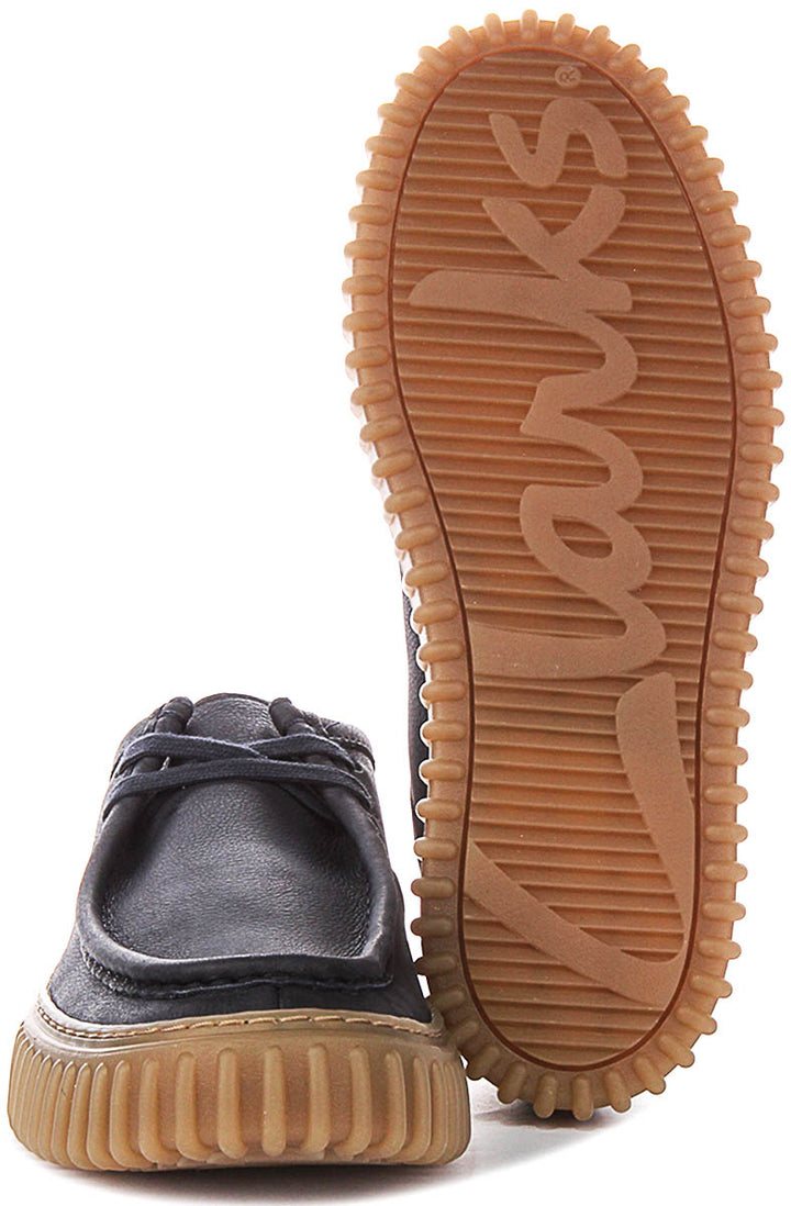Clarks Torhill Lo In Navy For Men