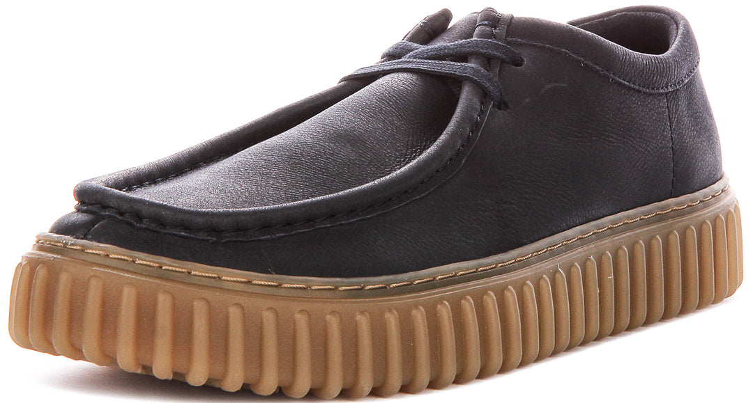 Clarks Torhill Lo In Navy For Men